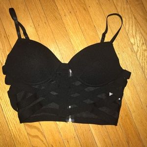 Black bralette